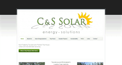 Desktop Screenshot of c-s-solar.com